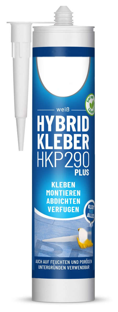 HKP 290 Hybridkleber Konstruktionskleber Folienkleber MS-Polymer | Farbe: weiß HKP 290 Hybridkleber Konstruktionskleber Folienkleber MS-Polymer | Farbe: weiß
