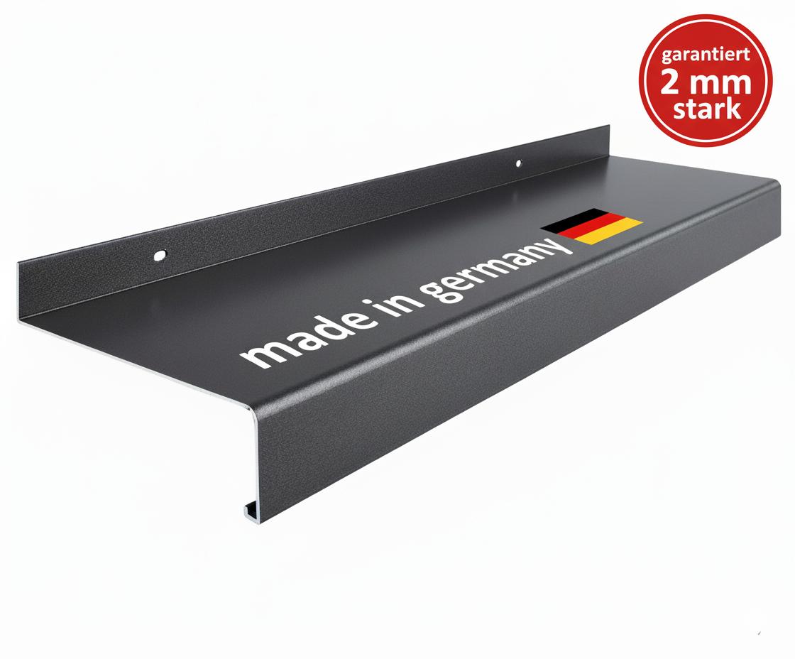 Fensterbank – made in Germany, garantiert 2 mm stark