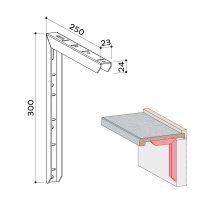 Fensterbank-Konsole 2 (300×250mm) Fensterbank-Konsole 2 (300×250mm)