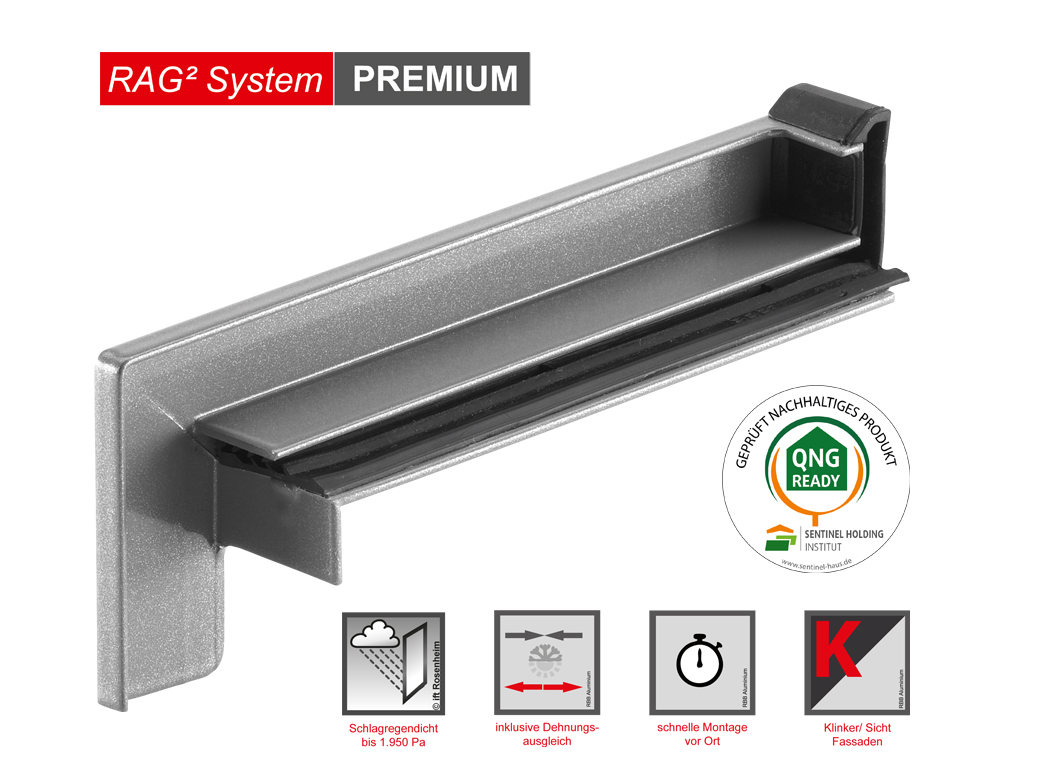RAG2 WDVS Endstücke für Sichtfassaden | RAL und DB 703 RAG2 WDVS Endstücke für Sichtfassaden | RAL und DB 703